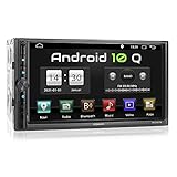 XOMAX XM-2VA778 Autoradio mit Android 10 I 2GB RAM, 32GB ROM I GPS Navigation, USB, SD I Bluetooth I 7 Zoll / 18 cm T