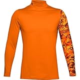 Under Armour Herren Coolgear T Shirt Funktions Langarm Orange L