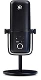 Elgato Wave:3 - Premium USB-Kondensatormikrofon zum Streamen, Podcasten, Aufnehmen, Gaming, Home Office, Videokonferenzen, Plug & Play, Stummschaltung durch Tippen, digitale Mixing-Software, Mac, PC