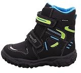 Superfit Jungen HUSKY warm gefütterte Gore-Tex Schneestiefel, Blau (BLAU/GRÜN 8000), 37 EU