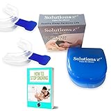Das beste Anti Schnarch Mundstück Solutions ZZZ [2 PCS] GRATIS: Ebook wird auf Anfrage zugesandt + Kasten - Eine Alternative zum Nasendilator - Wenn Sie unter Schnarchen leiden ist dies das für S