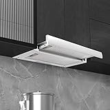 Susany Einbau-Dunstabzugshaube 480 m³/h Aluminium Edelstahl Teleskophaube Unterbauhaube Einbauhaube Abzugshaub