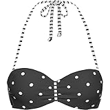 s.Oliver Alpha KAT-57 Bikini, Schwarz-weiß, 38D