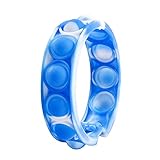 Guffo Fidget Toys, Stress Reliever Sensory Silicone Squeeeze Toys With Dimple Puzzle Dekompression Silicone Bracelet Fidget Toy Toys Sensory Stress Dimple Reliever Silicone (B)