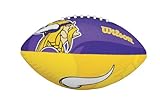 Wilson Football mit dem Logo des NFL Junior Teams, WTF1534IDMN, Minnesota Vikings, Fü