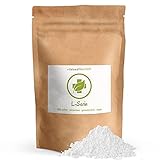 L-Serin Pulver 100 g - nicht-essentielle proteinogene Aminosäure - Reinsubstanz aus Fermentation - gentechnikfrei - vegan - glutenfrei/laktosefrei - ohne Hilfs- und Zusatzstoffe - MADE IN GERMANY