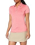 Under Armour Damen Poloshirt Zinger Short Sleeve, Rosa, SM, 1326888-853