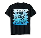 Turtle Tee Funny Schildkröte Sea Animal Graphic Tees for Women T-S