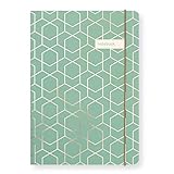 Matilda Myres Notizbuch - A5 Liniert - Grün mit Rotg