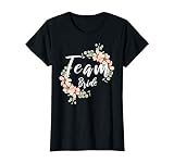 Damen Team Bride Braut Brautjungfern JGA Party Hochzeit Geschenk T-S