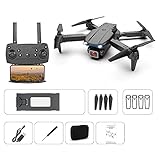 Tkdncbec RC Drohne Vierachs klappbarer RC Quadcopter K3/4K Single/Dual Camera Optical Flow Tragbares Fernbedienungsflugzeug für Kinder Digital Control Dron Chunseng say G