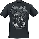 Metallica Hammett Ouija Guitar Männer T-Shirt schwarz L 100% Baumwolle Band-Merch, B