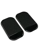 TECHNIGART 2X Anti-Rutsch-Matte fürs Handy - Auto-Halterung ohne Klebstoff für Smartphone, Brille, etc. - Haftmatte fürs Armaturenbrett - 2er-S