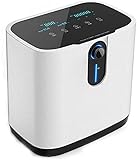 GLJY Tragbarer Sauerstoffkonzentrator, Zeitsteuerung/drahtlose Fernbedienung，1-7L/Min Smart Oxygen Machine mit Durchflusseinstellung für Zuhause und auf R