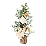 25cm Christbaumschmuck 3Stk, Weihnachtsdekore - 3Pcs Mini Weihnachtsbaum Ornament Weihnachten PVC Dekoration Schreibtisch Dekoration Geschenk