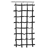 flouris Kletternetz Kinder Schaukel Kletterwand mit 4 Haken Strickleiter Robusten Schaukelnetz 228cmx120cm für Kinder Garten Indoor Outdoor, belastbar bis 250 kg, ab 3 J