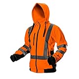 Neo 81-746 ORANGE Sicherheitsjacke Warnschutz Pulli Berufsjacke Warnjacke Kapuzejacke Schutzjacke Herrenjacke Arbeitsjacke Warnjacke Jacke Arbeitspullover Warnschutzbekleidung (KG) (M)