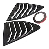 Seitenfenster-louvers Auto-windschutzscheibe Hinterer Entlüftungswechsel Kompatibel Mit 2015-2018 Ford Mustang Black 2 Stück