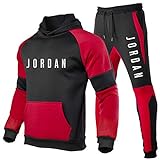 Smkenor Trainingsanzug-Set Für Herren Jordan 23# Hoodie Top Bottoms Jogging Jogger Gym Sport Trainingshose (S ~ 3XL)