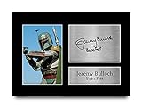 HWC Trading Jeremy Bulloch A4 Ungerahmt Signiert Gedruckt Autogramme Bild Druck-Fotoanzeige Geschenk Für Star Wars Boba Fett F