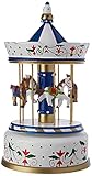 small foot Nostalgie-Karussell“, groß Spieluhr, Holz, 16 x 16 x 28