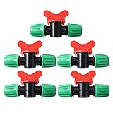 XIEJING Gardena Verteiler，Wege Verteiler Bewässerungsanschluss-Kit Für Garten-Landwirtschaft Automatische Bewässerung Von Micro-Bewässerungssystem 16mm PE-Rohrarmaturen 19 PC