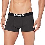Levi's Men's 37149-0408_XL Boxer Shorts, Grey, (2er Pack)