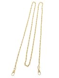 sourcingmap Handbag Tasche Dekor Metall Kette Ersatzteil 120cm Lang Brass Q