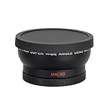 Andoer 58MM 0.45x HD Weitwinkel Objektiv mit Makro Objektiv für Canon Nikon Sony Pentax Kamera 58MM