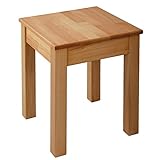 Krokwood 1 x Esszimmer Stuhl ohne Eingriff Massivholz Buche FSC 100% Tomas 35x35x45 cm Hock