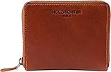 HOLZRICHTER Berlin Geldbörse No 8-1 (M) Cognac - Minimalistisches Vintage Portemonnaie handgefertigt aus Premium-L