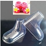 Ruluti 120 Pc/Los Plastik Fuß Modell Socke Moulds Paste Baby-Fondant Booties Mold Extrusion Anzeigen-Geschenk-Schuhe Verpackung