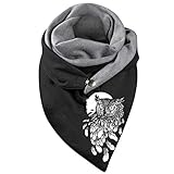 MJGkhiy Schaltuch Damen - Elegant Halstuch Dreieckstuch Schaltuch Damen Winter Schal Frauen Winter Flauschig Schal Damen Baumwolle Damen Schal XXL