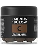 LAKRIDS BY BÜLOW - C - COFFEE KIENI - 125g - Dänische Gourmet Lakritz-Kugeln - Süßer Lakritzkern umhüllt von Milch-Schokolade und Kaffeebohnen - Süßigkeiten Geschenk für Lakritze Liebhab