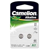 Camelion Knopfzelle LR621 2er Blister, Alkaline, 1,5V