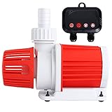 H&RB Tauchpumpe, sehr leise Wasserpumpe Aquarium Pumpe Förderpumpe Teichpumpe Tauchpumpen Fontäne Pumpefür Springbrunnen, Pool, Aquarien, Hydrokulturen, Statuar, Gartenbrunnen,55W