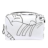 Kosmetiktasche Make-up-Tasche Reise Kosmetiktasche Clutch Geldbörse Kulturbeutel,Cartoon-Zeichnung