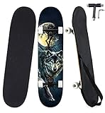 Anfänger - Skateboard Complete - Skateboard Seven Ahorn Ahorn Deck Fit Junge Mädchen Teen Teen-EIN