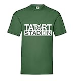 Tatort Stadion Männer T-Shirt Flaschengrün S