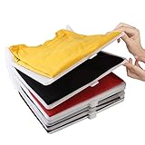 KOARBI Tshirt Organizer, Closet Organizer, Kleiderschrank stapelbarer Teiler, Robustem, Anti-Feuchtigkeit, Anti-Falten. Hemden in Schränken, Kleider, Kleidung, Schubladen, Regalen. 10 Pack