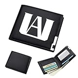 lunanana Boku My Hero Academia Brieftasche, Izuku Midoriya PU-Leder Multifunktionale Geldbörse Kreditkartenhalter Bifold Bag(H12)