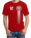 Polen Polska Trikot Fanshirt EM 2021 Nationalmannschaft T-Shirt M R