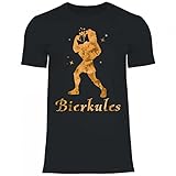Royal Shirt a5 Herren T-Shirt Bierkules | Funshirt Biertrinker Bierlieber, Größe:L, Farbe:Black