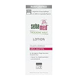 Sebamed Trockene Haut Urea Akut 5% Lotion parfumfrei 400 ml , Feuchtigkeits-Lotion mit Süßmandelöl für Männer und Frauen, lindert spürbar Juckreiz und hilft sehr trockene Haut zu g