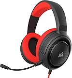 Corsair HS35 Stereo Gaming Headset (50mm Neodym Lautsprecher, Abnehmbares Unidirektionales Mikrofon, Federleichtes Design, für Xbox One, PS4, Nintendo Switch und Mobilgeräte)