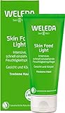 WELEDA Bio Skin Food Light Feuchtigkeitscreme, Naturkosmetik für Gesicht & Körper, beruhigende und feuchtigkeitsspendende Hautcreme für trockene Haut (1 x 75 ml)