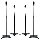 2 Paar universal Boxenständer, schwarz - je 4.5kg belastb