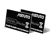 RFID/NFC Card Protector - Card Blocker - Blockerkarte für kontaklose Kreditkarten - Störsender für Kontaktleser. (2 x Pack)