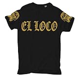 Männer und Herren T-Shirt EL Loco Gold Größe S - 5XL