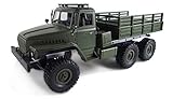 Amewi 22509 Ural Truck Scale RC Modellauto LKW Elektro Offroad 6WD 1:16 RTR 2,4GHz proportional, grü